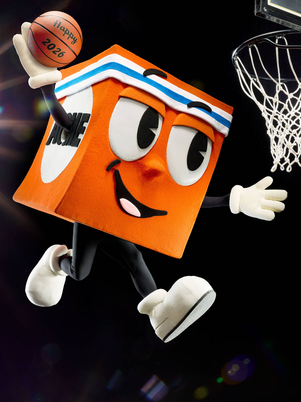Acme Basketball — mascot dunking