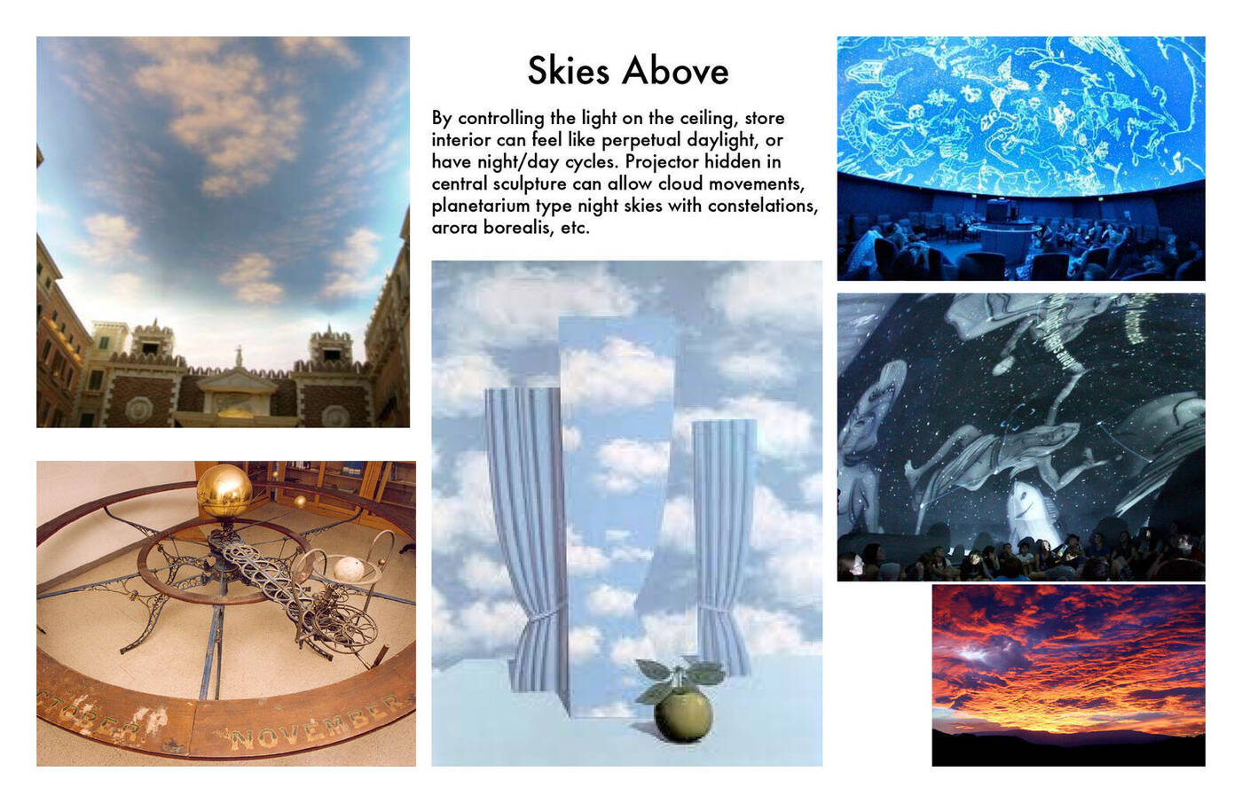 Skies Above — projected environments