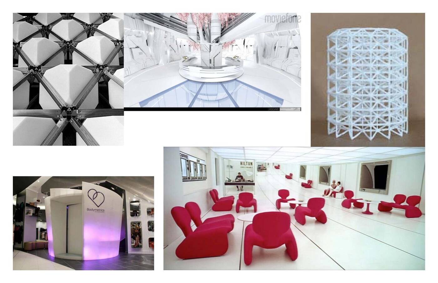 Structural elements and scanning booth