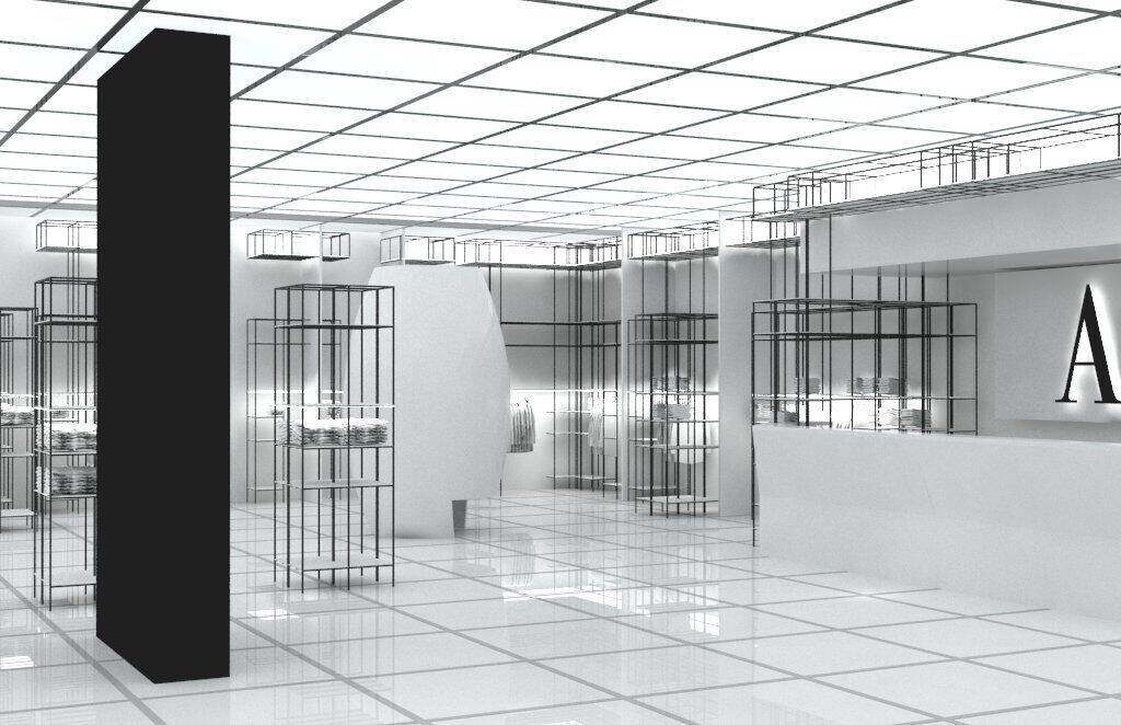 Paramus store — interior view