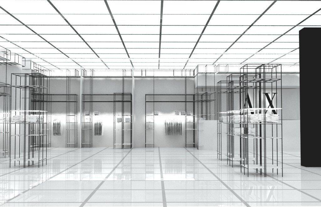 Paramus store — entrance perspective