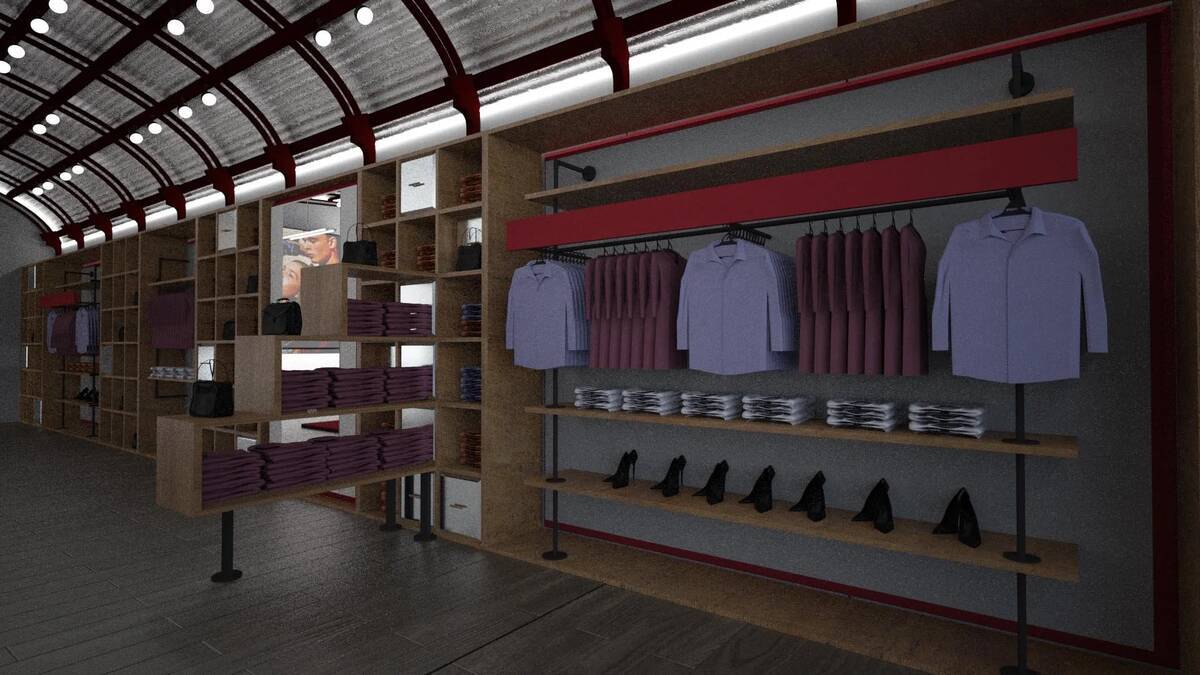 Cubby fixture set — angle 1