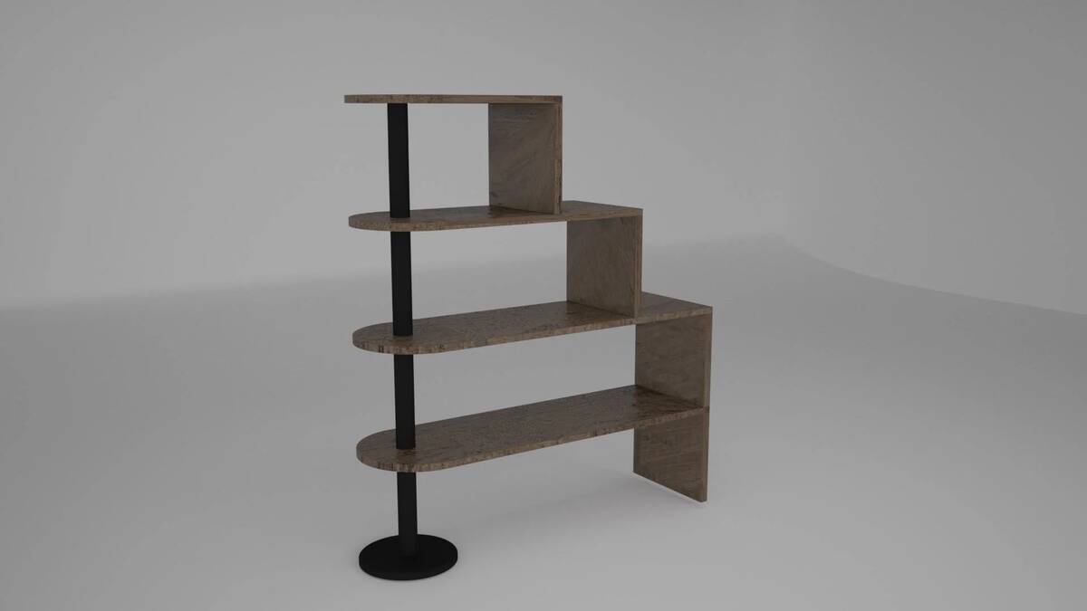 Stepped display — two