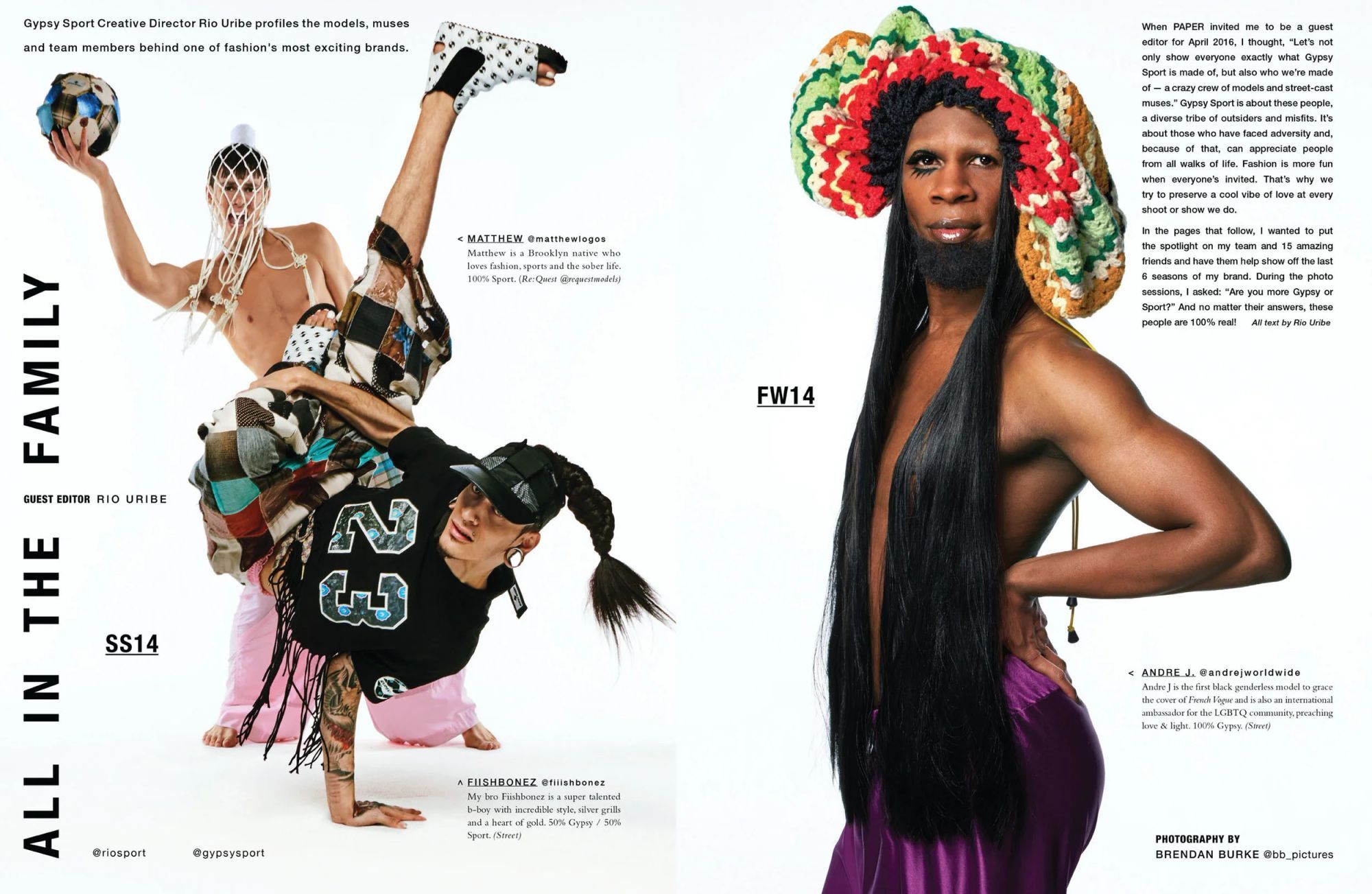 Gypsy Sport S15 — models in polka dot mesh and striped knits