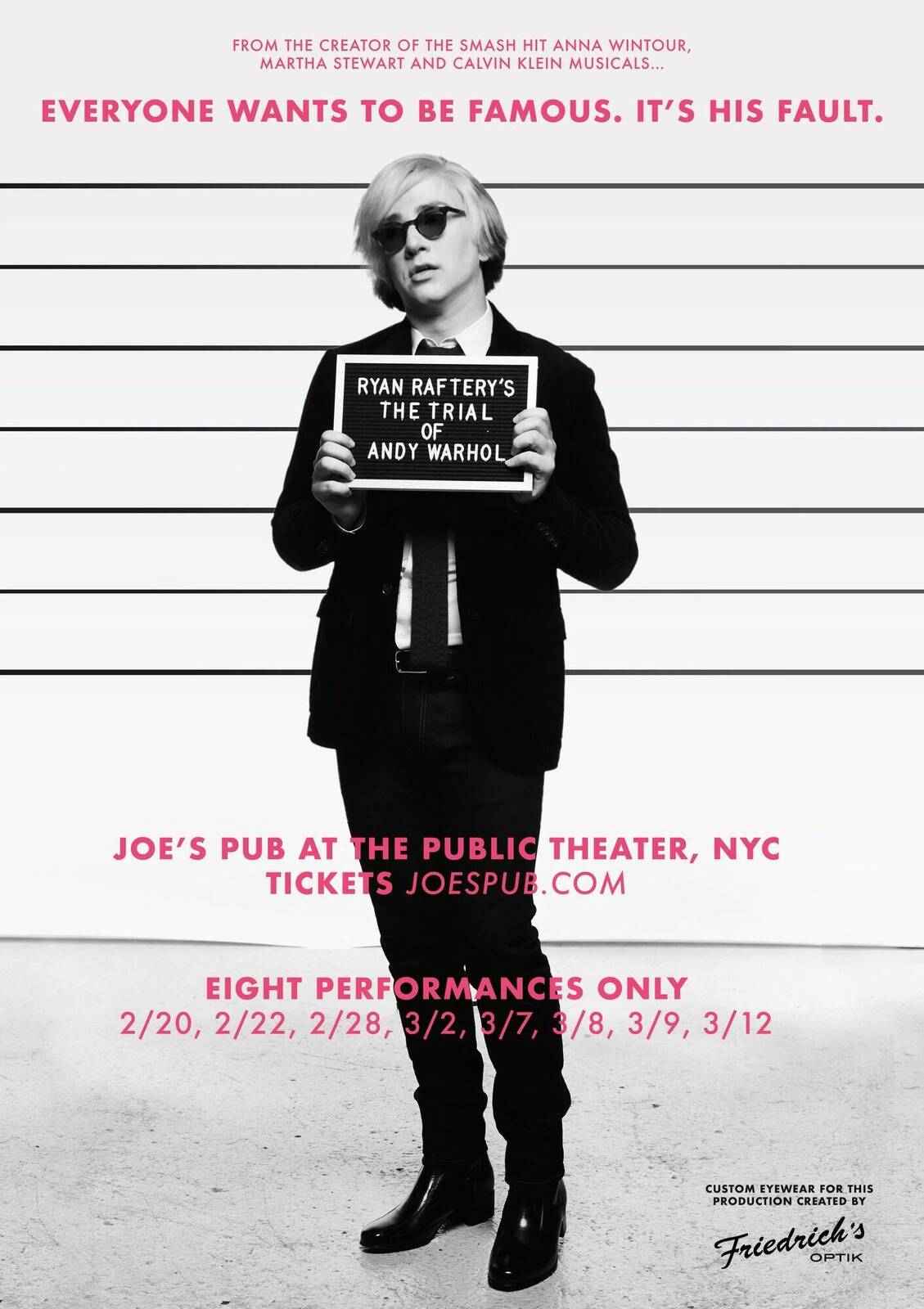 The Trial of Andy Warhol — Joe's Pub at The Public Theater